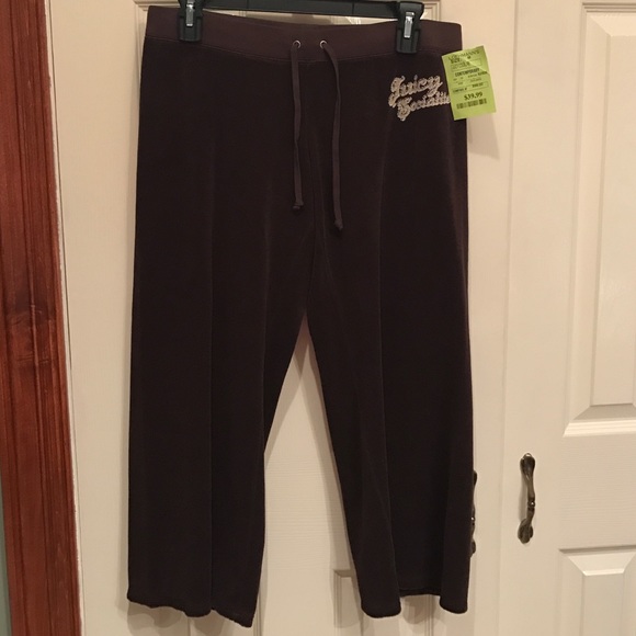 Brown juicy couture cropped pants