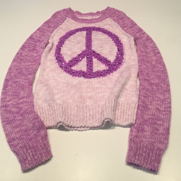 Justice peace sign sweater 8