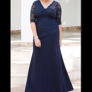 Soiree Evening Gown - Navy