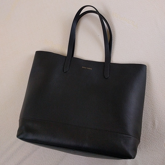 Cole Haan Black Leather Bag (large)