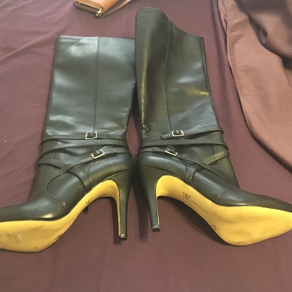 Tall wide calf boots