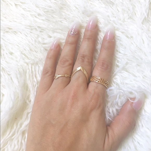 Multi Gold Ring set