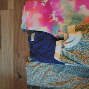 Girls size 7 lot...3 pairs of pants and 1 shirt