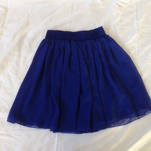 Breezy Blue Mini Skirt