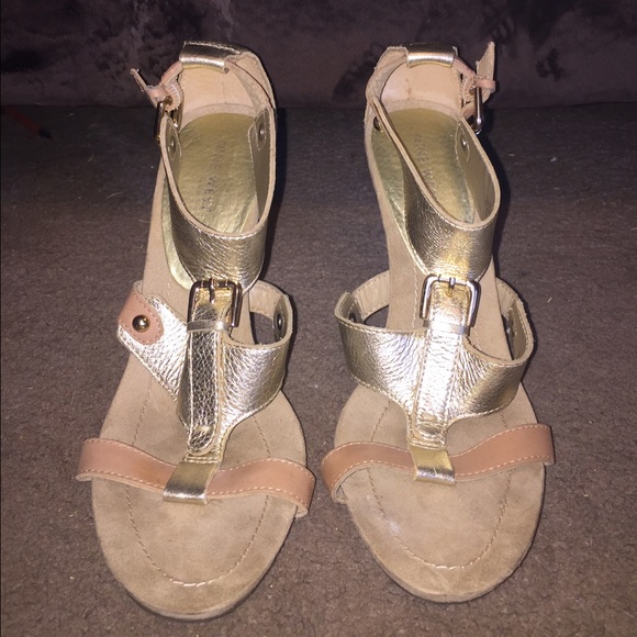 Gold heels
