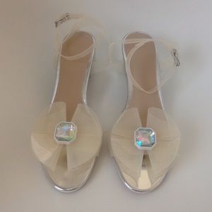 Asos Holographic Hyperactive Heeled Sandals