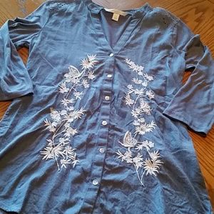 Lauren Conrad Denim Top