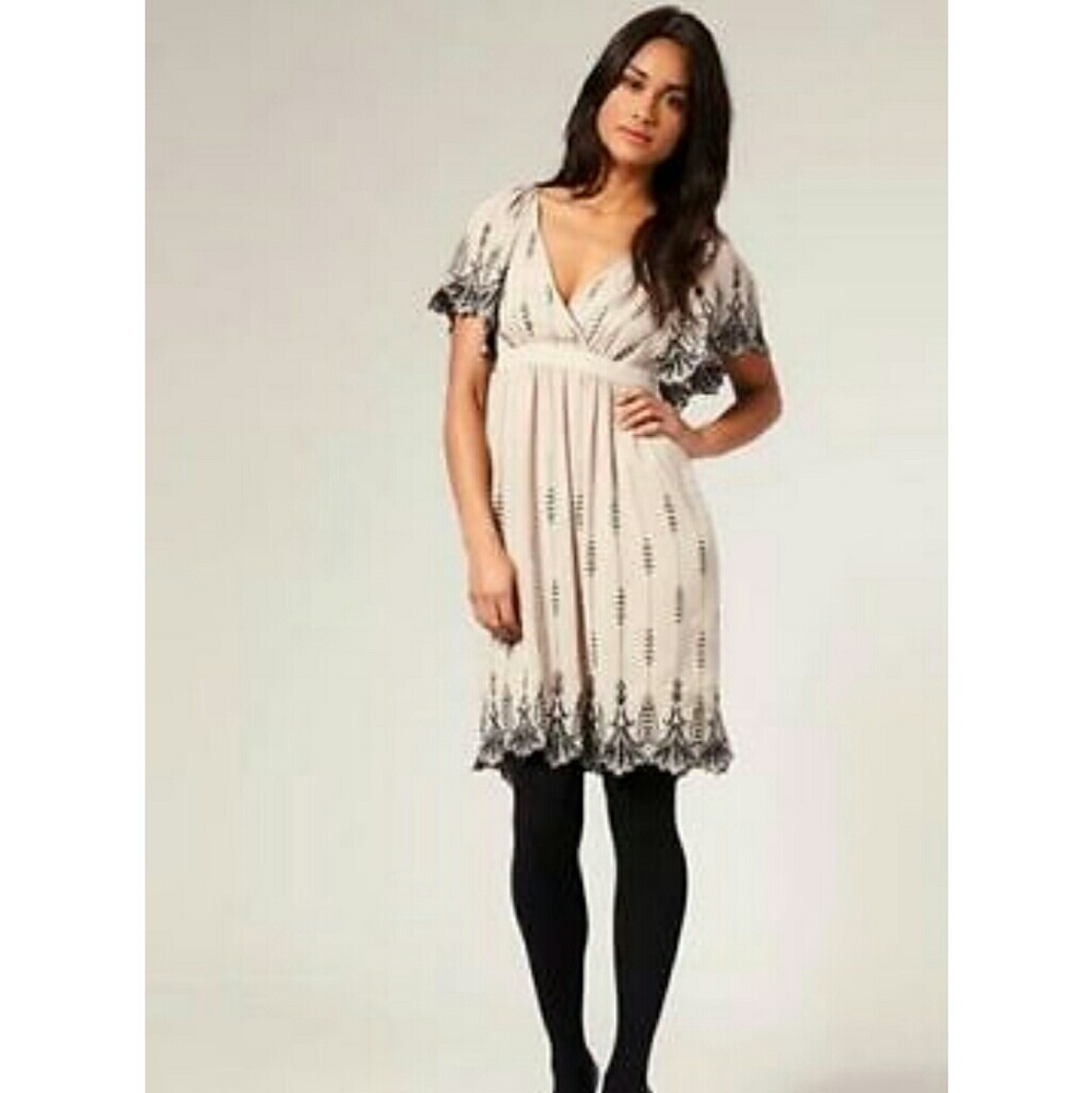 OASIS stunning nude and black sequin dress