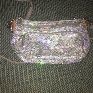 Sequin cross body Victoria's Secret purse