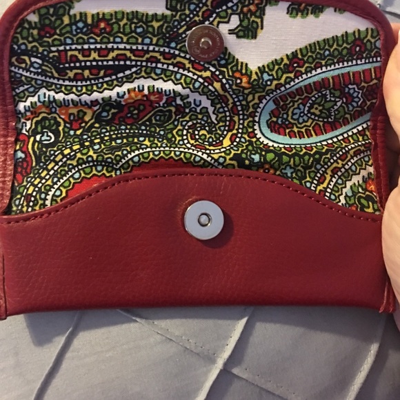 Talbot Red Leather Eyeglass Case