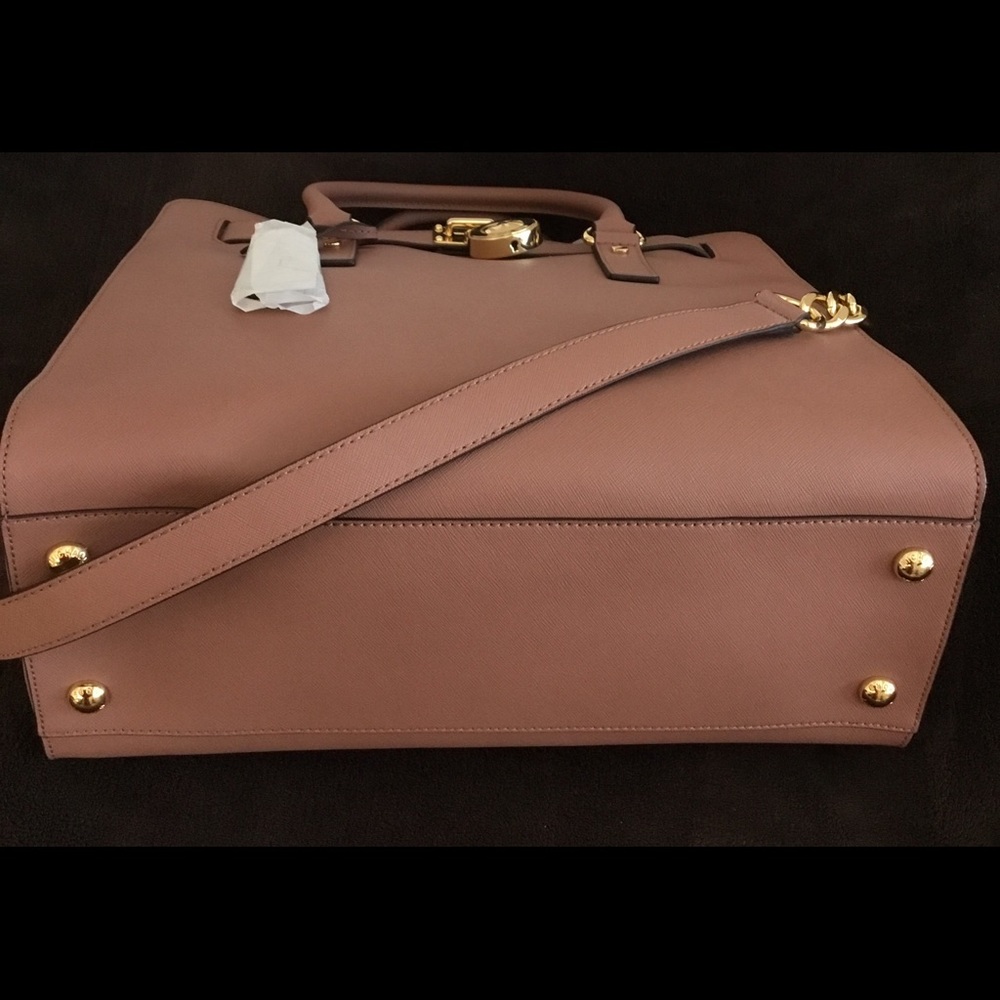 SOLD-Michael kors Dusty Rose Hamilton Shoulder bag - Picture 7 of 7