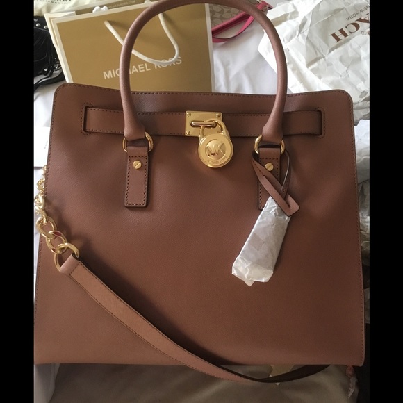 SOLD-Michael kors Dusty Rose Hamilton Shoulder bag - Picture 2 of 7