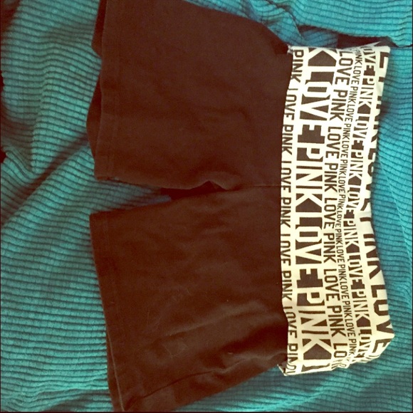 Pink Victoria secret yoga shorts medium