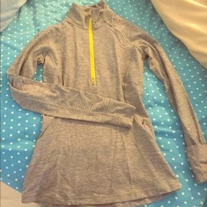 Lulu lemon grey half zip