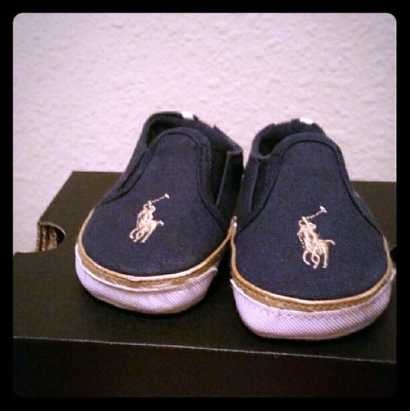 Ralph Lauren Pony Slip Ons Sz. 2 - Picture 1 of 1