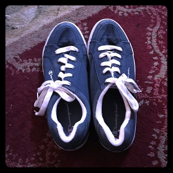 Blue sneakers
