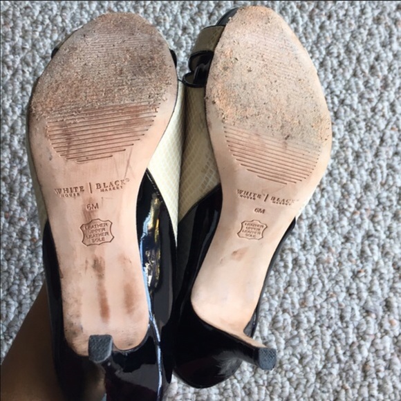 Elegant Black & White heels 👠 - Picture 3 of 3