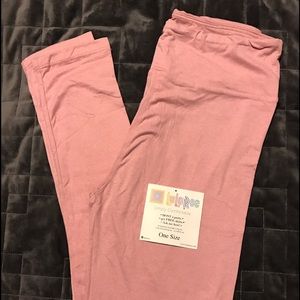 Lularoe OS pink leggings