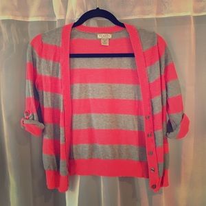 Striped cardigan