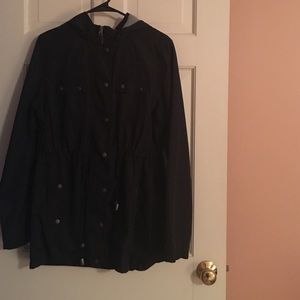 Black anorak jacket. Size:L. From Target.