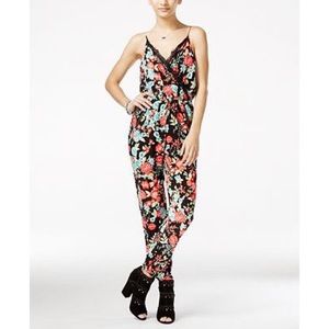 Floral-Print one Piece Jumpsuit