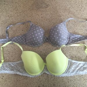 2 36C bras from aerie