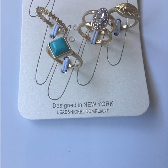 Multi Gold Ring Set - Picture 2 of 2