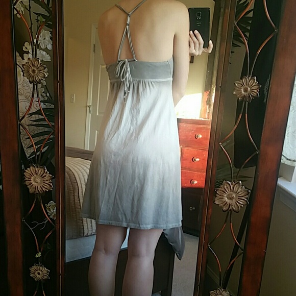 Gray Summer Dress - Picture 2 of 4