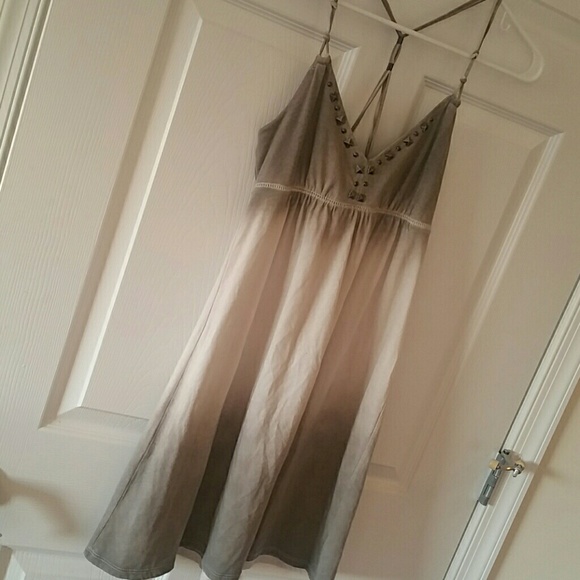 Gray Summer Dress - Picture 3 of 4