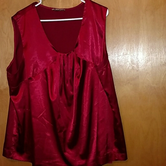 Satin tank top