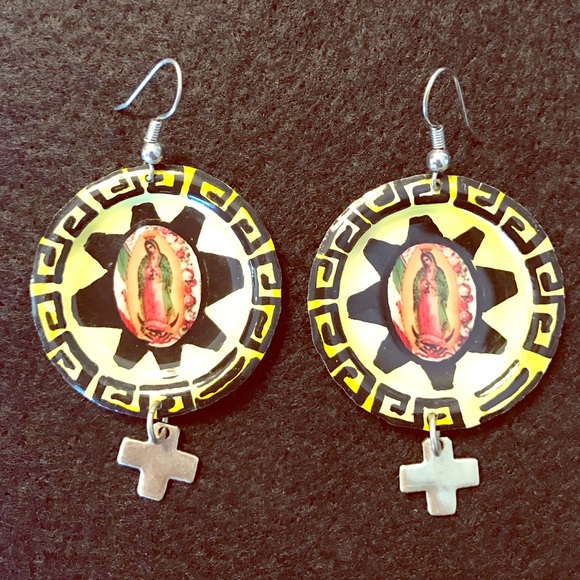 Our Lady of Guadalupe earring