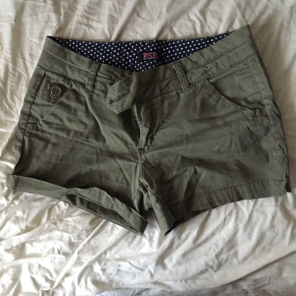 Army Green Shorts