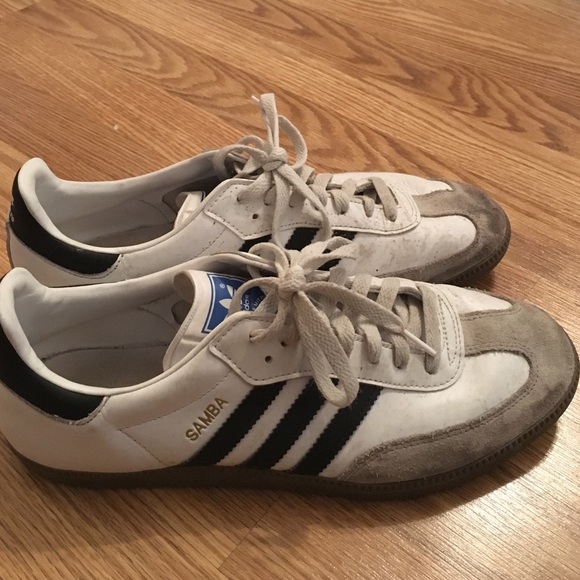 Adidas Samba White and Black Kicks
