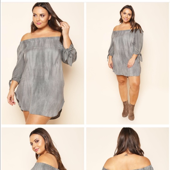 Off the shoulder tunic/dress