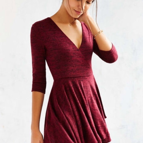 Kimchi Blue Cozy Ballet Wrap Dress
