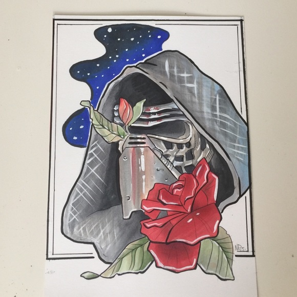 Kylo Ren art print