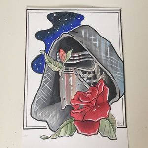 Kylo Ren art print