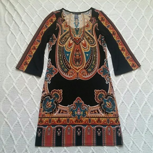 INC International Concepts Dresses & Skirts - Fun, Colorful knee length dress