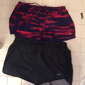 2 Nike Running Shorts