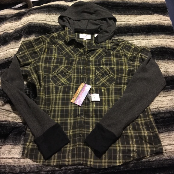 Panhandle Slim long-sleeve hooded shirt