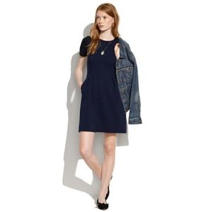 Madewell Gallerist Ponte Dress in Colorblock