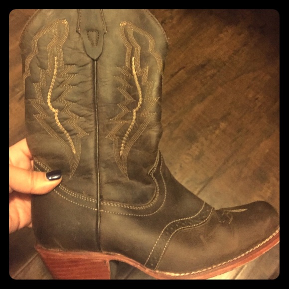 Cowgirl leather boots excellent condition - Picture 1 of 4