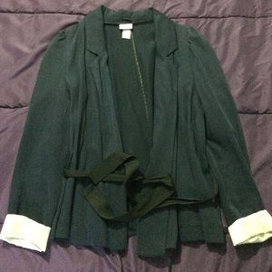 H&M Navy Tied Blazer - US 6