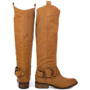 Steve Madden 'Bankker' Cognac Boots Size 7.5
