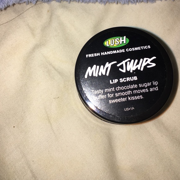 LUSH Mint julips, mint lip scrub