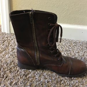 Steve Madden combat boots