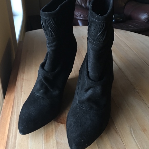 H&M Black Suede Boots