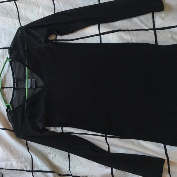 Black bodycon dress