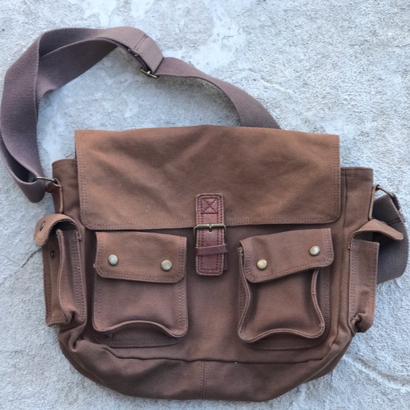 Canvas Messenger Bag