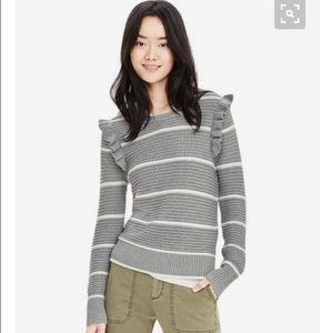 Banana Republic Ruffle Sleeve Sweater